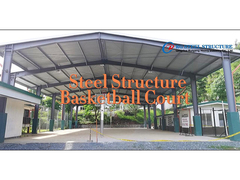 баскетбольная площадка из стальной конструкции