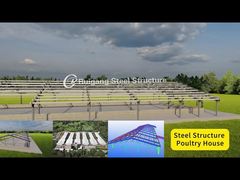 Стальная конструкция здания птицефермы