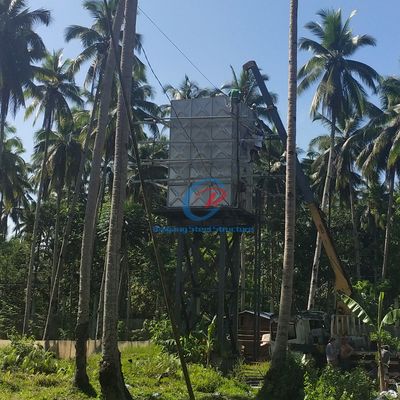 Префабрикованная стальная водяная башня с водяным баком