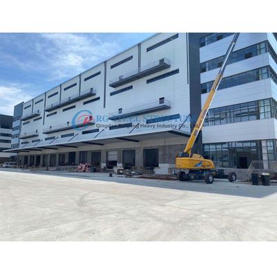 Q345b Q235b Стальная рама Коммерческое здание, Производство современных стальных конструкций