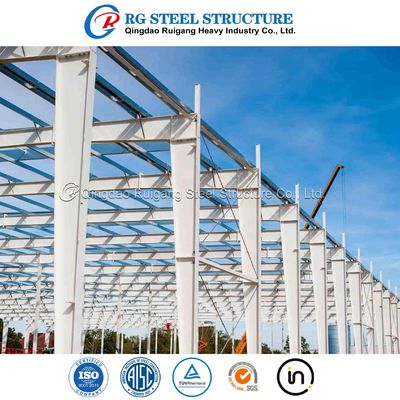Prefab Metal Office Buildings Steel Frame Workshop Steel Warehouse Construction