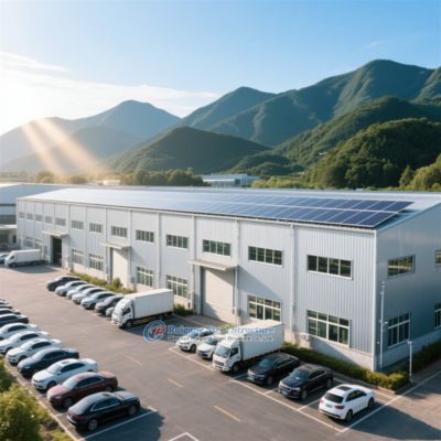 Складское здание из стальной конструкции на основе сборных H-образных балок для хранения