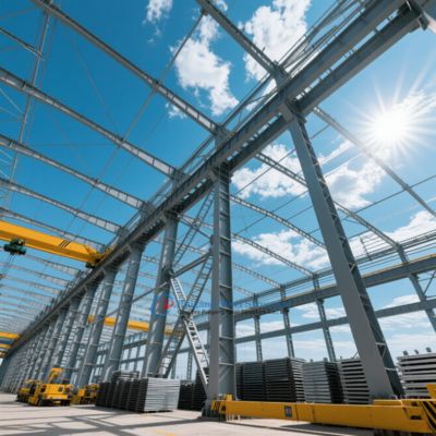 Prefabricated Steel Structure Construction High Rise Pre Engineered Building 