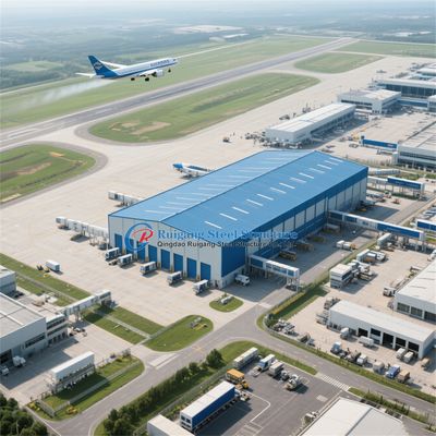 Предварительно изготовленная огнестойкая стальная конструкция рама Мастерская Хранилище Хангар Здание