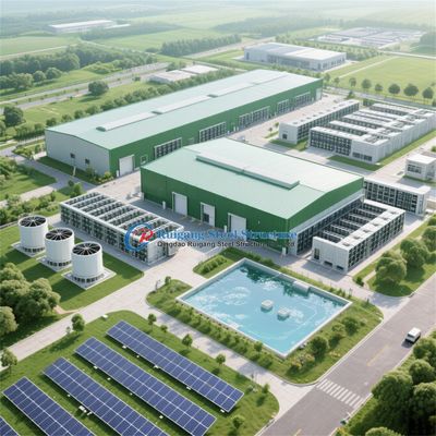 Пользовательское промышленное сборное здание из металлической стали, предварительно спроектированное